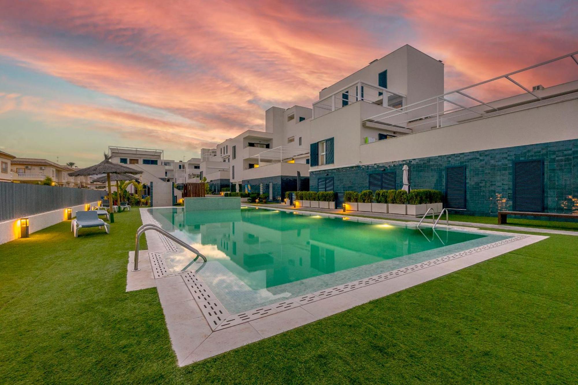 Turquesa Del Mar - Sun & Beach & Golf & Bike - Large Terrace Ground-Floor Spanish Apartment Dehesa de Campoamor  Esterno foto