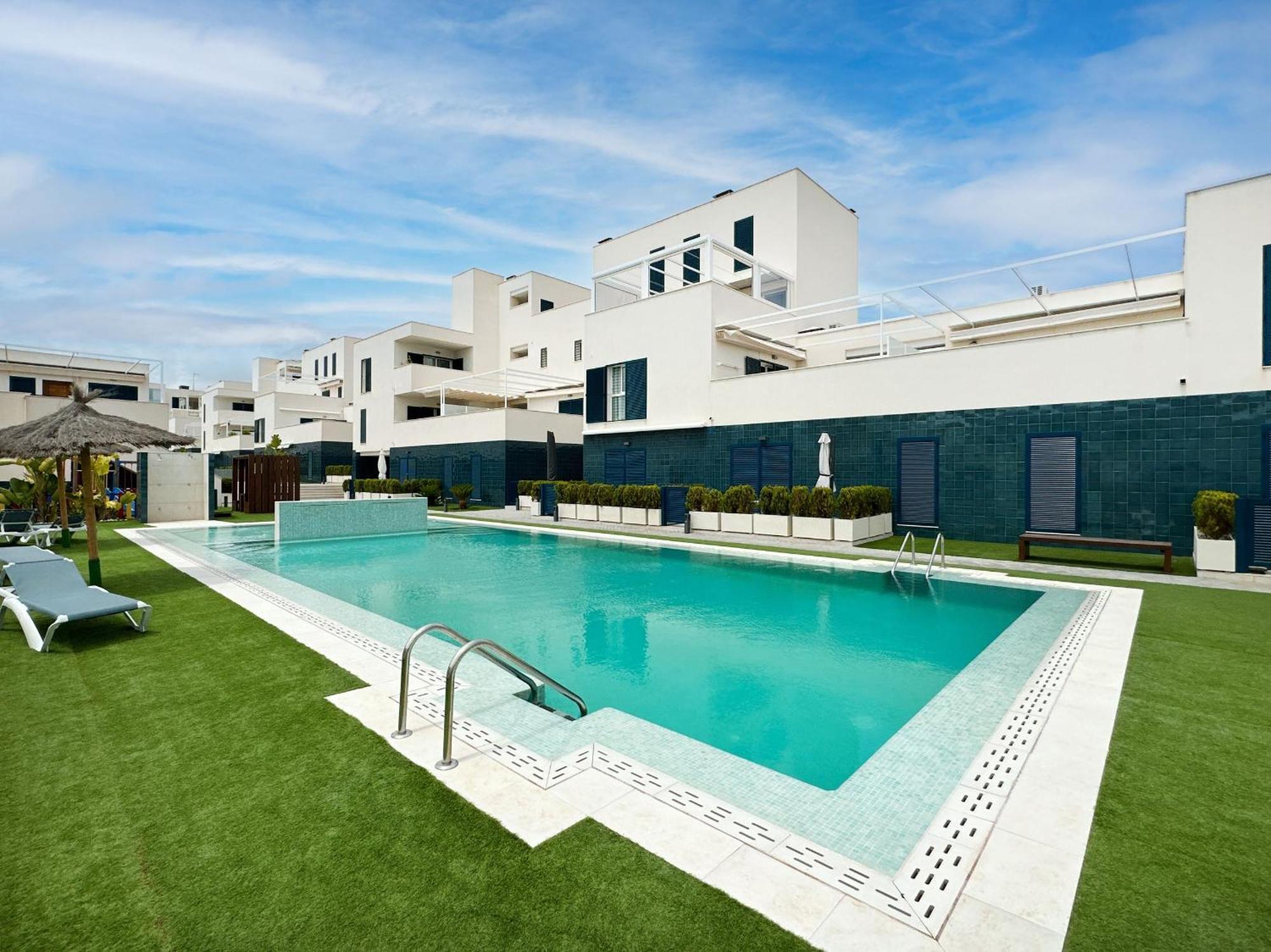 Turquesa Del Mar - Sun & Beach & Golf & Bike - Large Terrace Ground-Floor Spanish Apartment Dehesa de Campoamor  Esterno foto